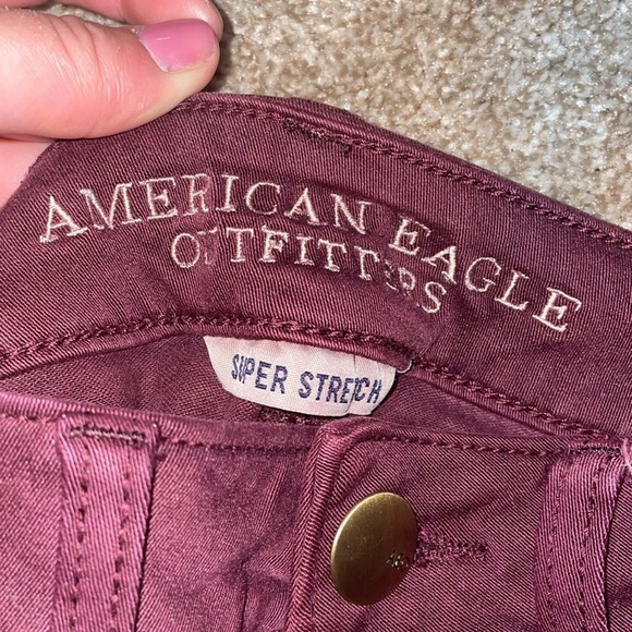 SUPER comfy and stretchy Burgundy shorts - Picture 3 of 3